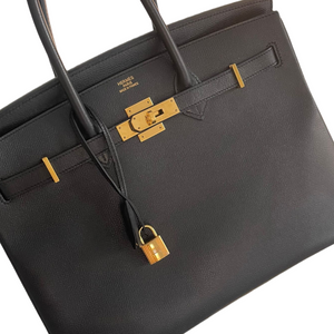 Birkin 35 Epsom Black GHW