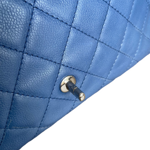 Single Flap Jumbo Washed Caviar Blue SHW
