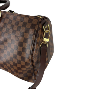 Damier Ebene Canvas Keepall Bandoulière 45 GHW