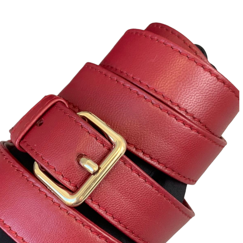 Lady Dior Medium Lambskin Burgundy GHW