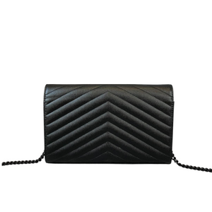 Envelope WOC Grained Leather So Black BHW