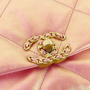 Small Chanel 19 Quilted Flap Bag MHW