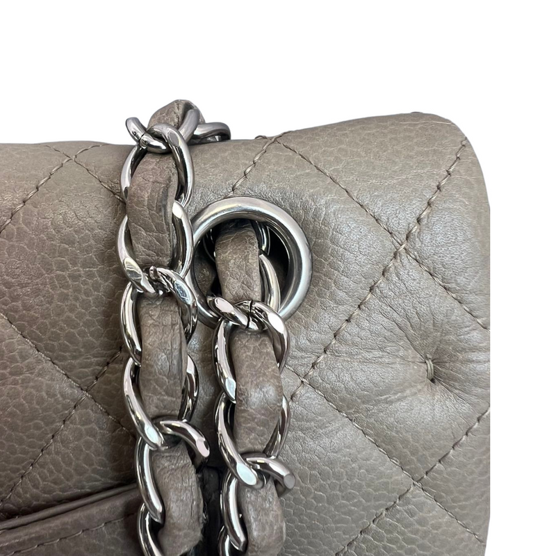 Chanel Light Gray Miss Coco Card Holder on Chain – The Closet