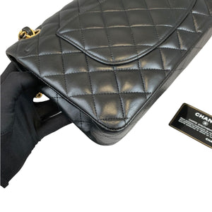 Classic Flap Black Medium Lambskin GHW