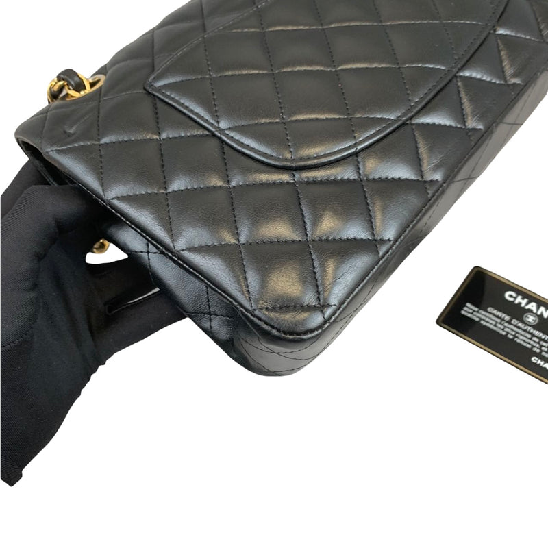 Classic Flap Black Medium Lambskin GHW