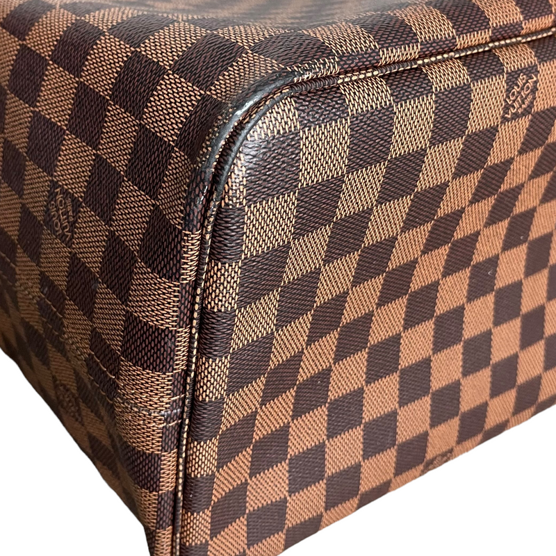 Louis Vuitton Neverfull GM Damier Ebene Tote Bag Brown