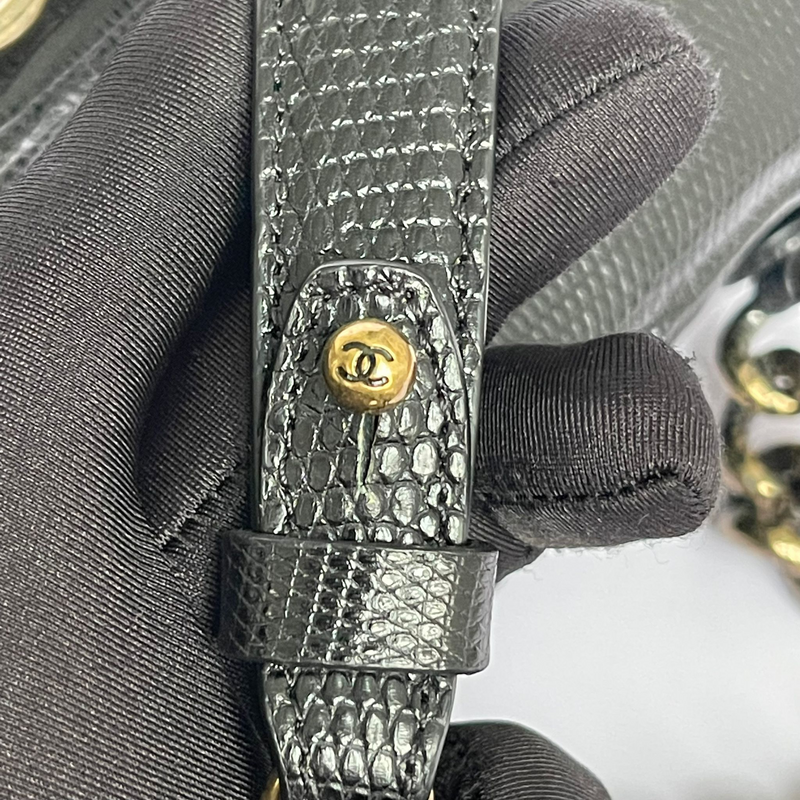 Perfect Edge Flap Lizard Black GHW