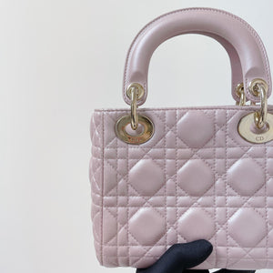 Mini Lady Dior Pearl Pink