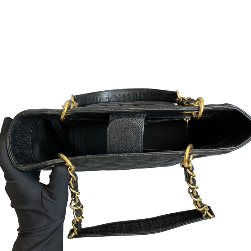 PST Tote Caviar Black GHW