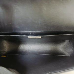 Python-Leather Old Medium Boy Navy Blue