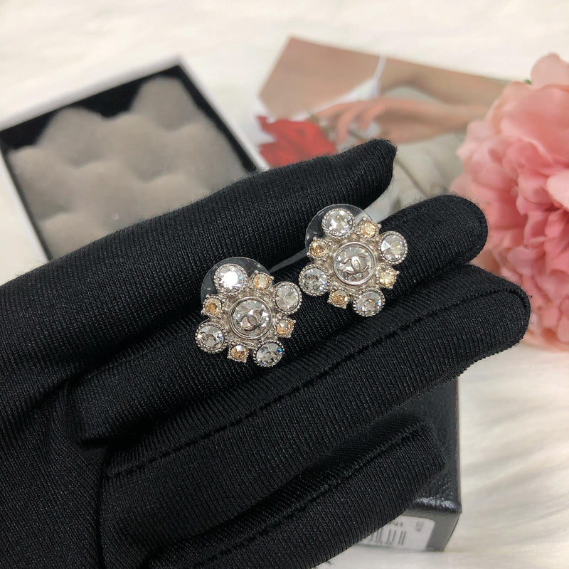 Crystal Cluster Baroque Classic Earrings