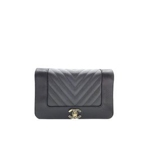 Mademoiselle WOC Quilted Caviar Black GHW