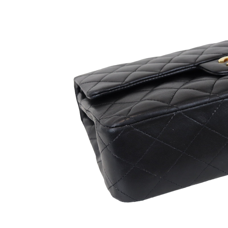 Classic Flap Black Medium Lambskin GHW