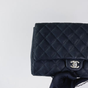 Timeless Clutch in Caviar Leather Black SHW