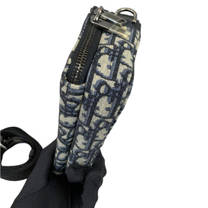 Small Multifunctional Canvas Crossbody Blue SHW