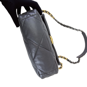 19 Lambskin Dark Grey Small 21B Mixed Hardware