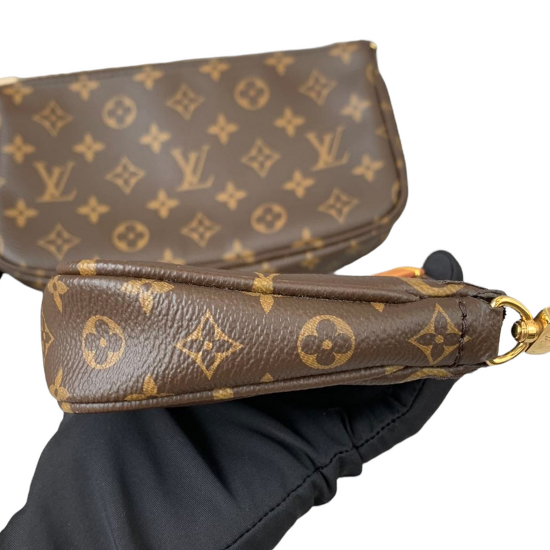Louis Vuitton Multi Pochette Accessoires Monogram Canvas Khaki Bag - Luxury  Reborn
