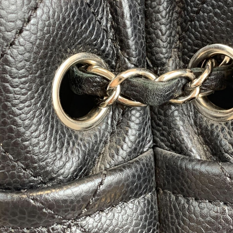 Chanel Caviar Leather Timeless CC Soft Large Tote (SHF-23601