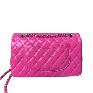 Classic Flap Medium Patent Pink SHW