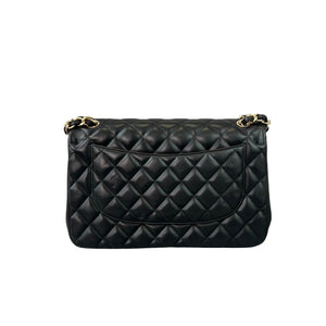 Classic Double Flap Jumbo Lambskin Black GHW