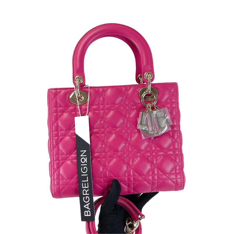 Lady Dior Medium Pink SHW