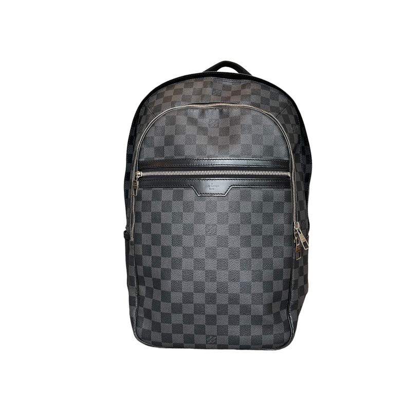 Louis Vuitton Michael Damier Backpack in Grey Coated Canvas Cloth