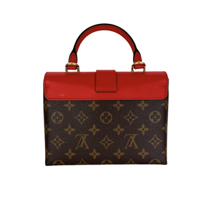 Locky BB Monogram Canvas Brown/Red GHW