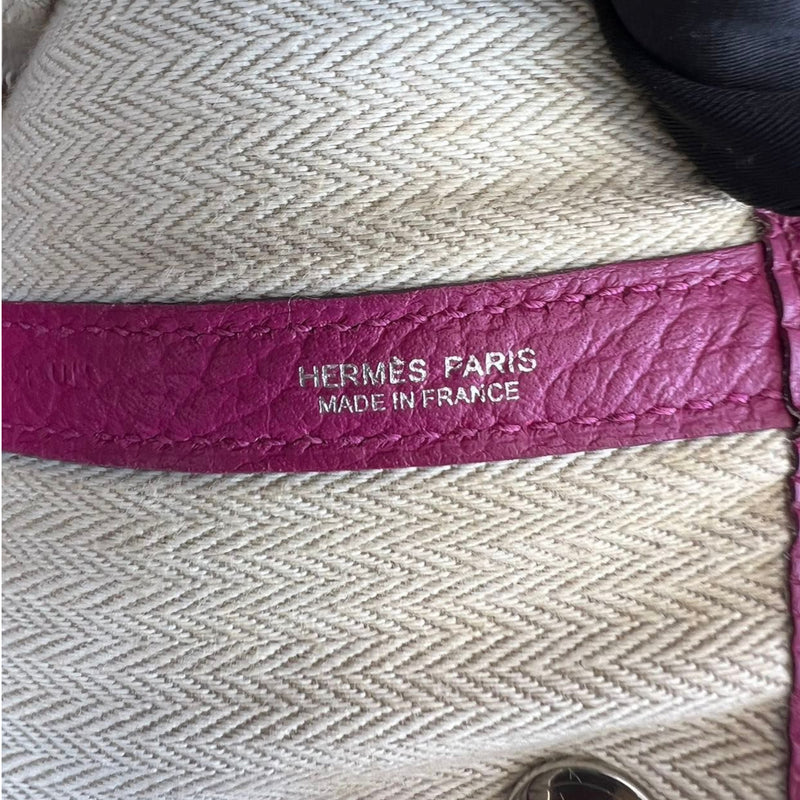 Hermes Fauve Leather Garden Party 36, Designer Brand