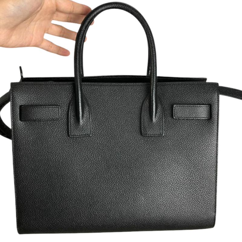 Sac De Jour Baby Pebbled Leather Black SHW