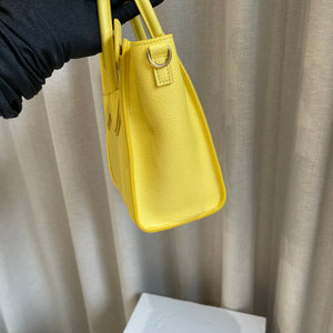 Nano Luggage Leather Citron GHW