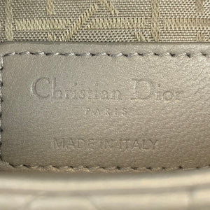 Mini Lady Dior Pearl Grey GHW