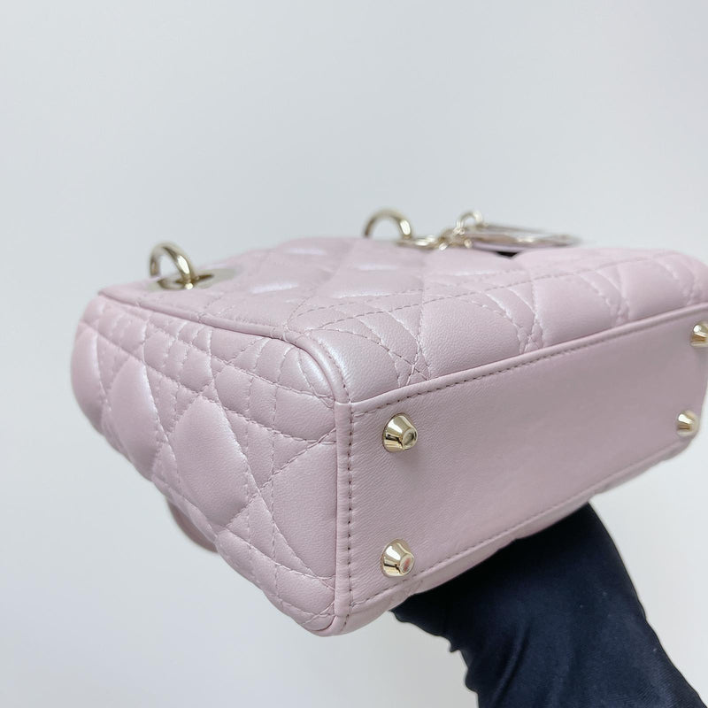 Mini Lady Dior Pearl Pink