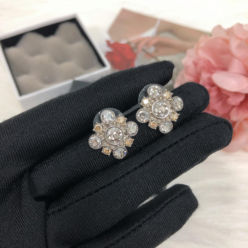 Crystal Cluster Baroque Classic Earrings