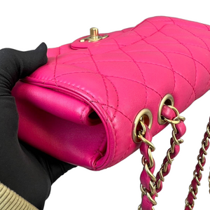 Mademoiselle Chic Mini Pink Lambskin GHW