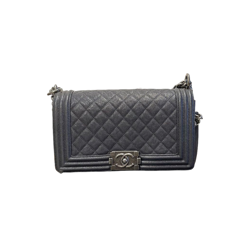 Le Boy Old Medium Caviar Dark Grey RHW