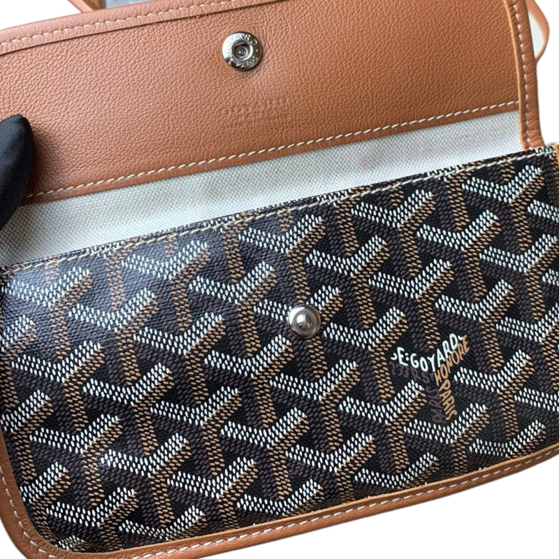 Goyard Saint Louis PM Black Brown Canvas