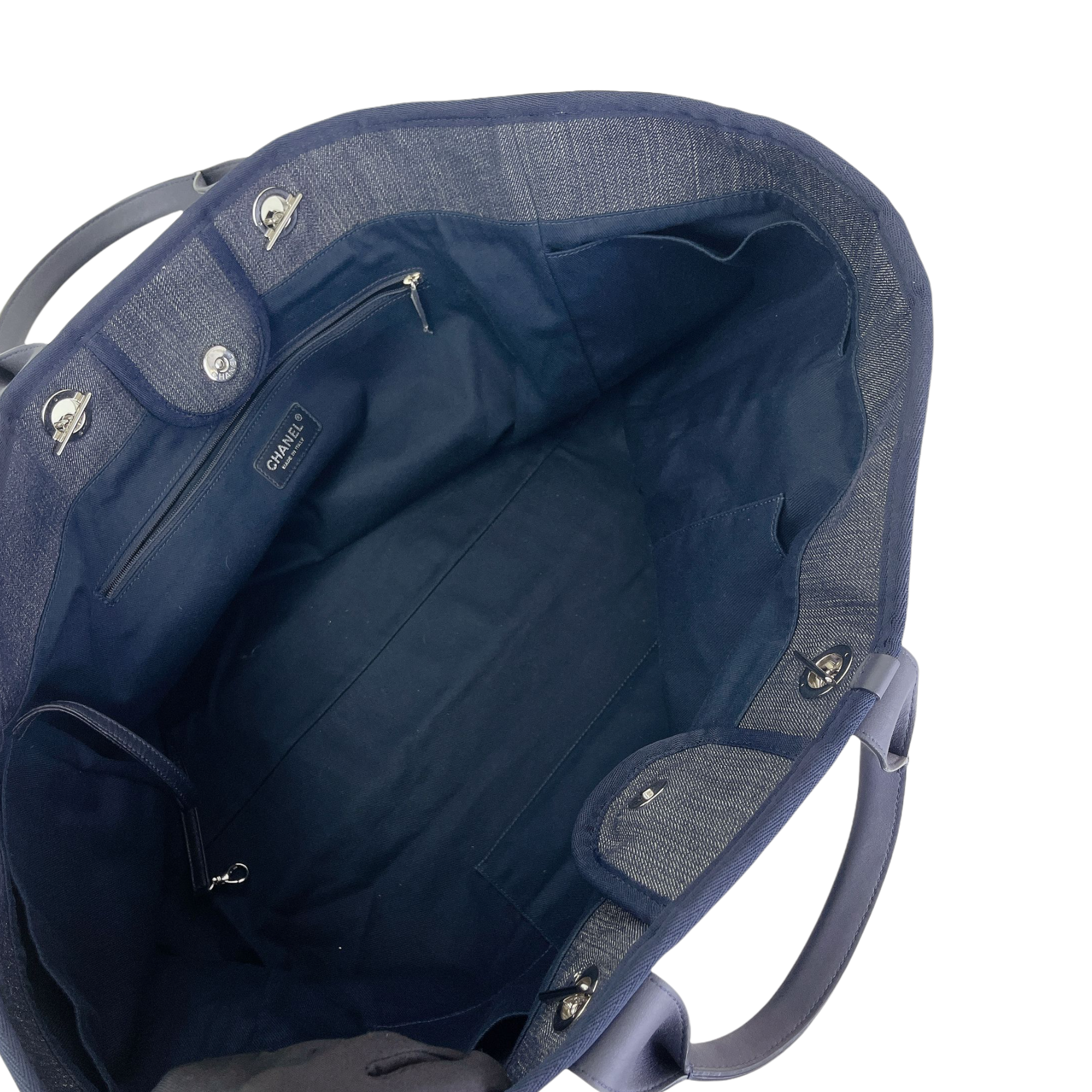 Chanel Canvas Deauville Large Shopping Tote Bag – Bag Religion