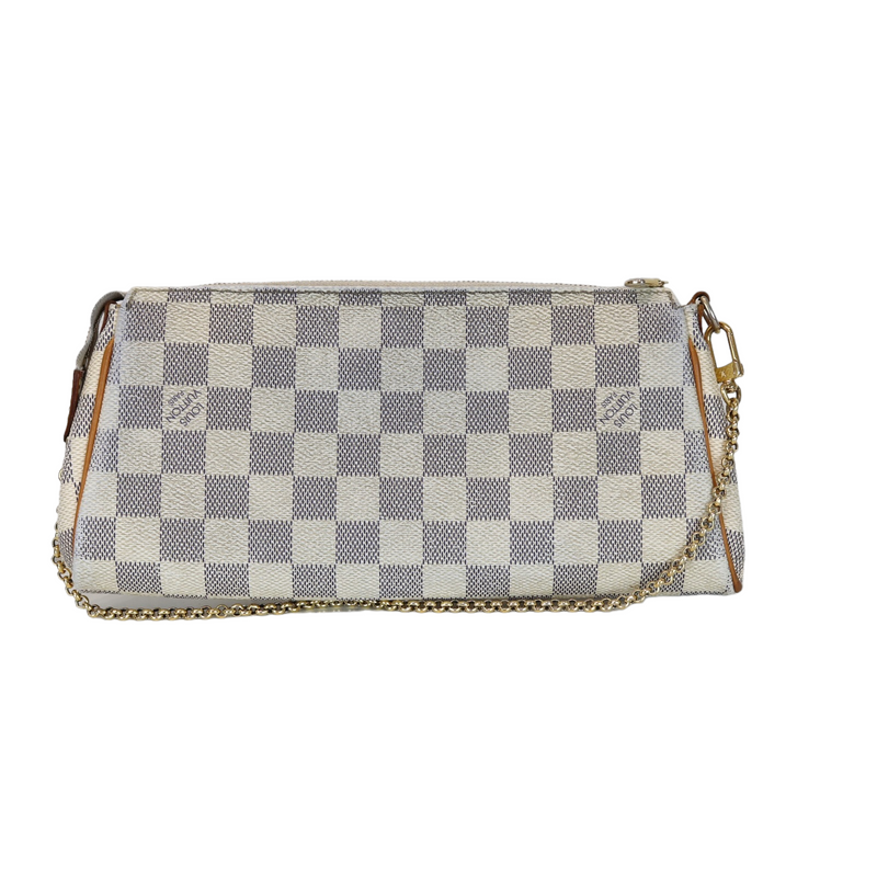 White Louis Vuitton Damier Azur Eva Crossbody Bag – Designer Revival