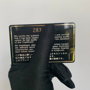 Vintage Lambskin Double Flap M/L with GHW In black