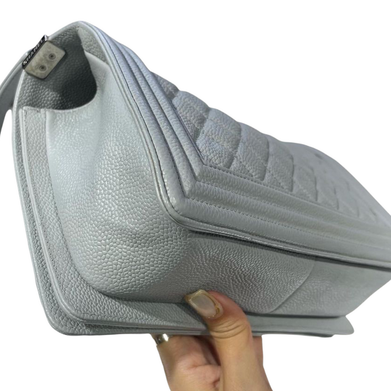 Boy Old Medium Caviar Light Grey SHW