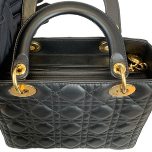 Lady Dior Medium Black GHW