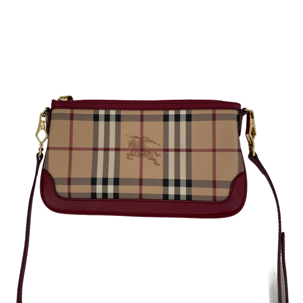 Haymarket Check Small Peyton Military Red