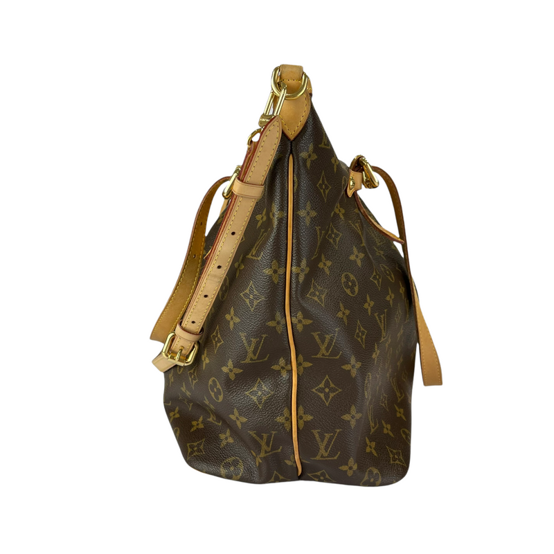 LOUIS VUITTON Palermo GM Monogram Canvas Tote Shoulder Bag Brown