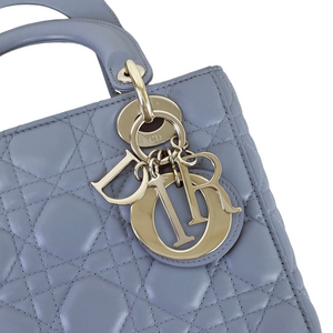 My Lady Dior Lambskin Small Blue GHW