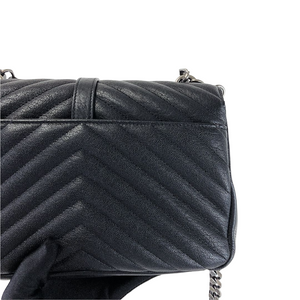 Chevron Quilted Medium College Black RHW