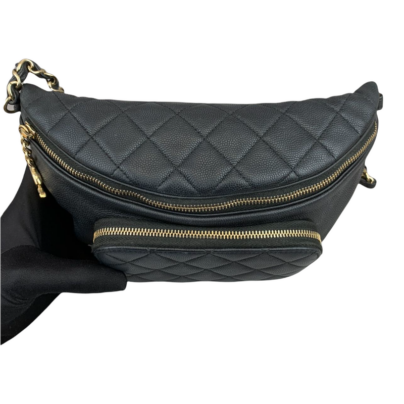 Belt Bag Caviar Black GHW