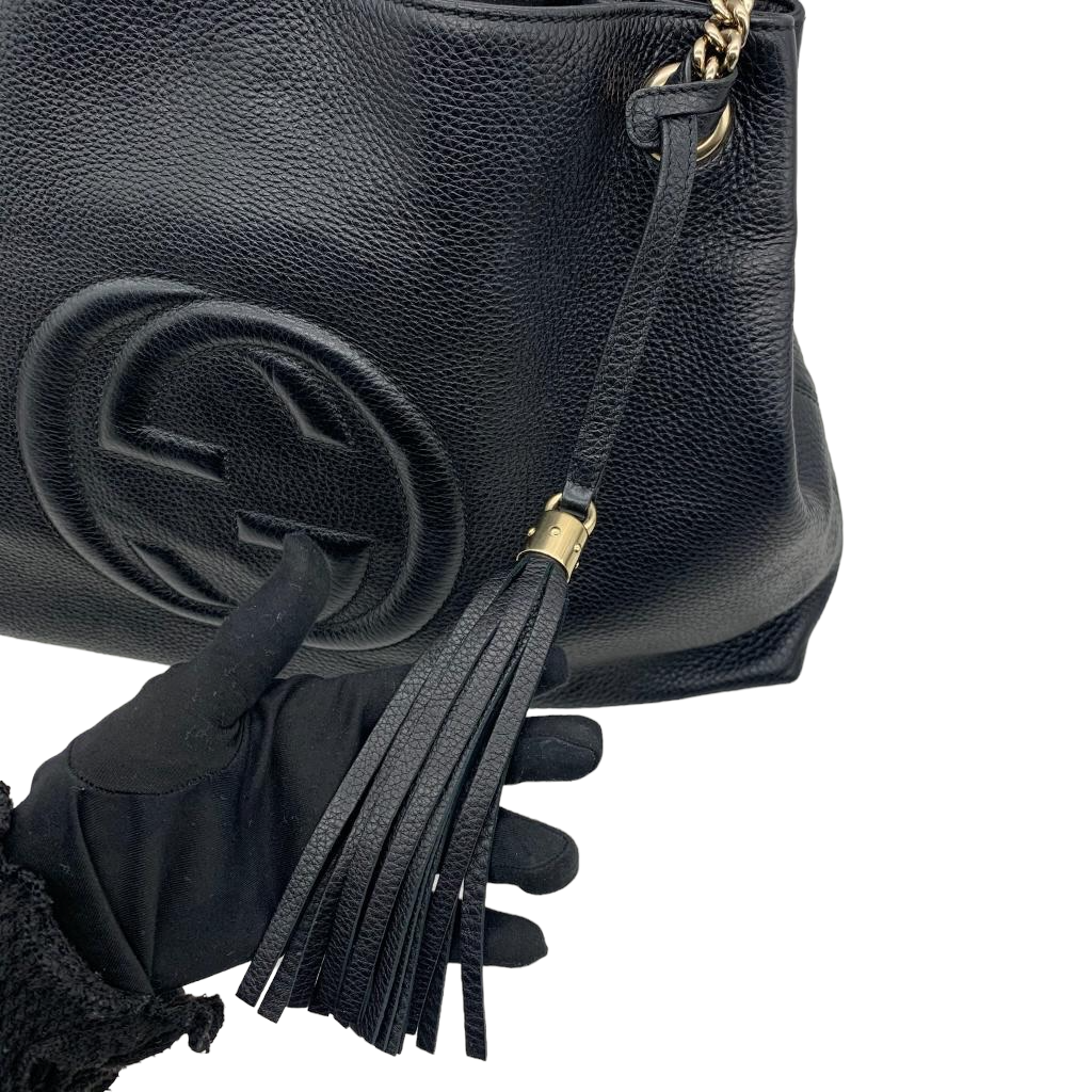 Gucci Soho Chain Leather Tote Bag Bag Religion