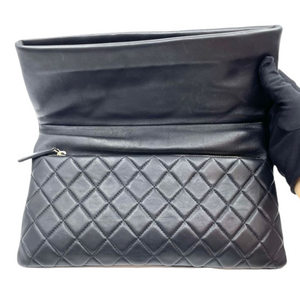 Chanel Boy Clutch Lambskin Black GHW