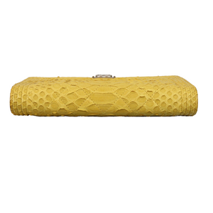 Python Leather Boy Wallet on Chain WOC Yellow SHW