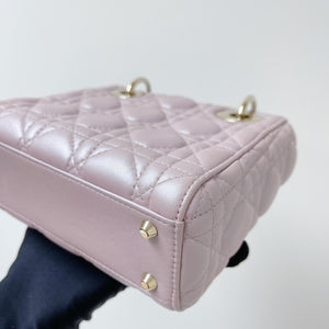 Mini Lady Dior Pearl Pink